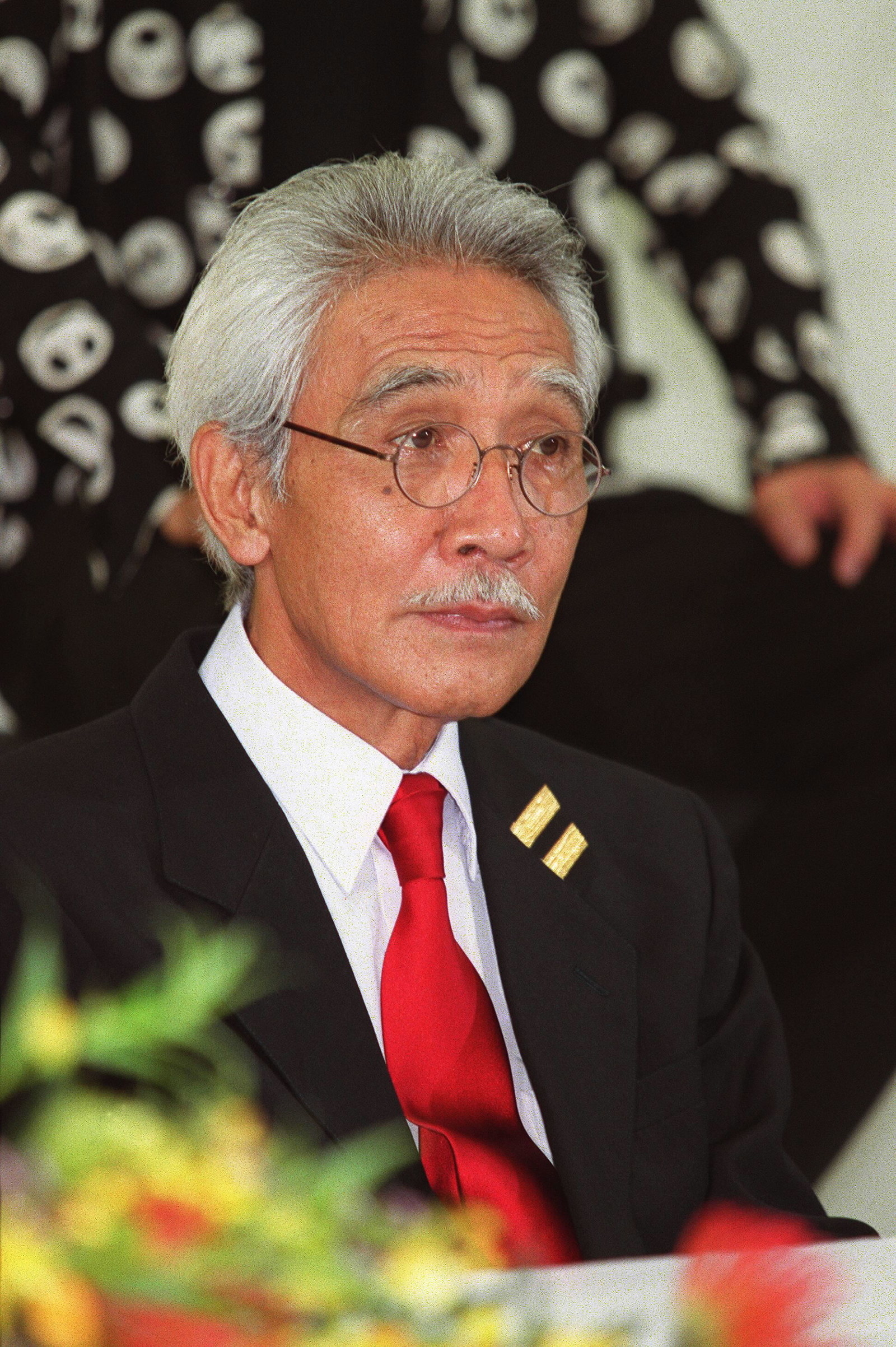 心不全のため亡くなった藤村俊二さん(2000年撮影)