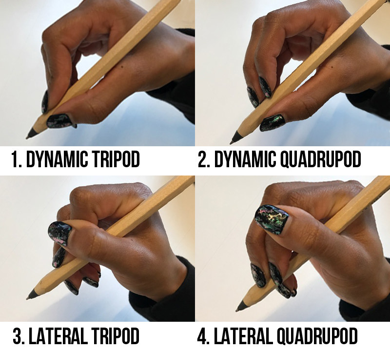 Is it OK to hold a pencil differently?