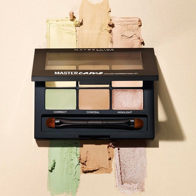 Maybelline Face Studio Master Camouflage Palette helps you color correct, conceal, and highlight all in one.