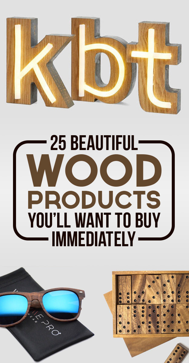 25 Beautiful Wood Products You'll Want To Buy Immediately