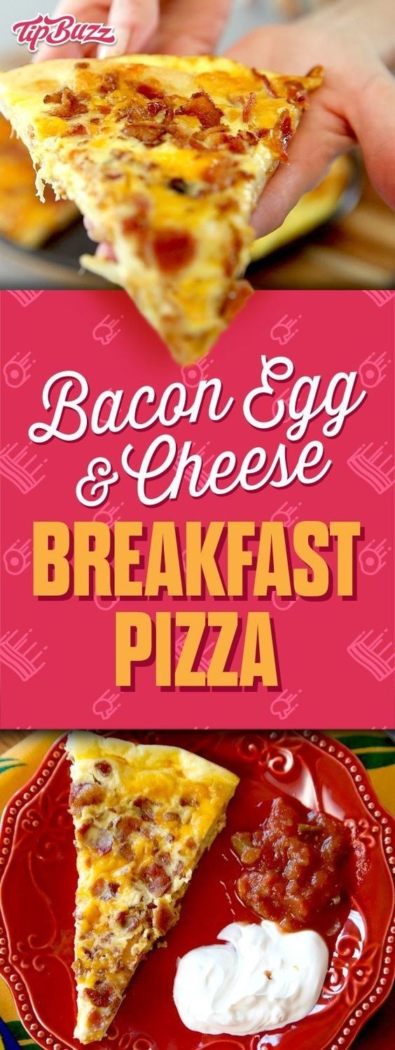 The best combo - pizza and breakfast. Bonus, it's super easy to make. Recipe