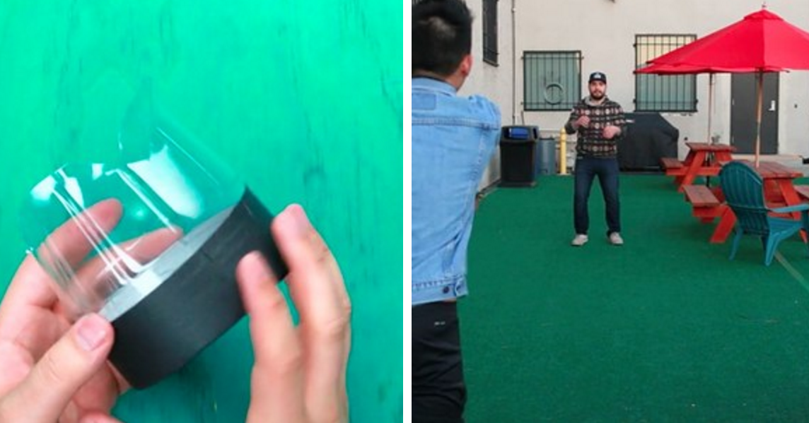 This Clever Homemade Gyroscope Is Just A Soda Bottle With Tape And An ...