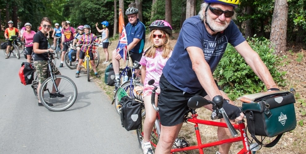 Riding a bicycle is a truly inclusive activity for your whole family. Once you've figured out the right bike for all members of your family don't forget accessories. Of course you will want a helmet, which can prevent or reduce many injuries. There are a variety of colorful helmets available for kids or kids at heart. Children especially should be outfitted with elbow and knee pads. Young children will likely take a number of falls and are prone to crashes so taking preventative steps to avoid injury will make riding less scary for them.