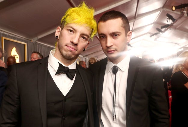 On Sunday, Twenty One Pilots won their first Grammy, for Best Pop Duo or Group Performance.