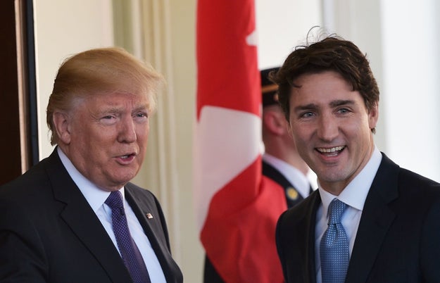 On Monday, Canadian Prime Minister Justin Trudeau had his first face-to-face meeting with Donald Trump.