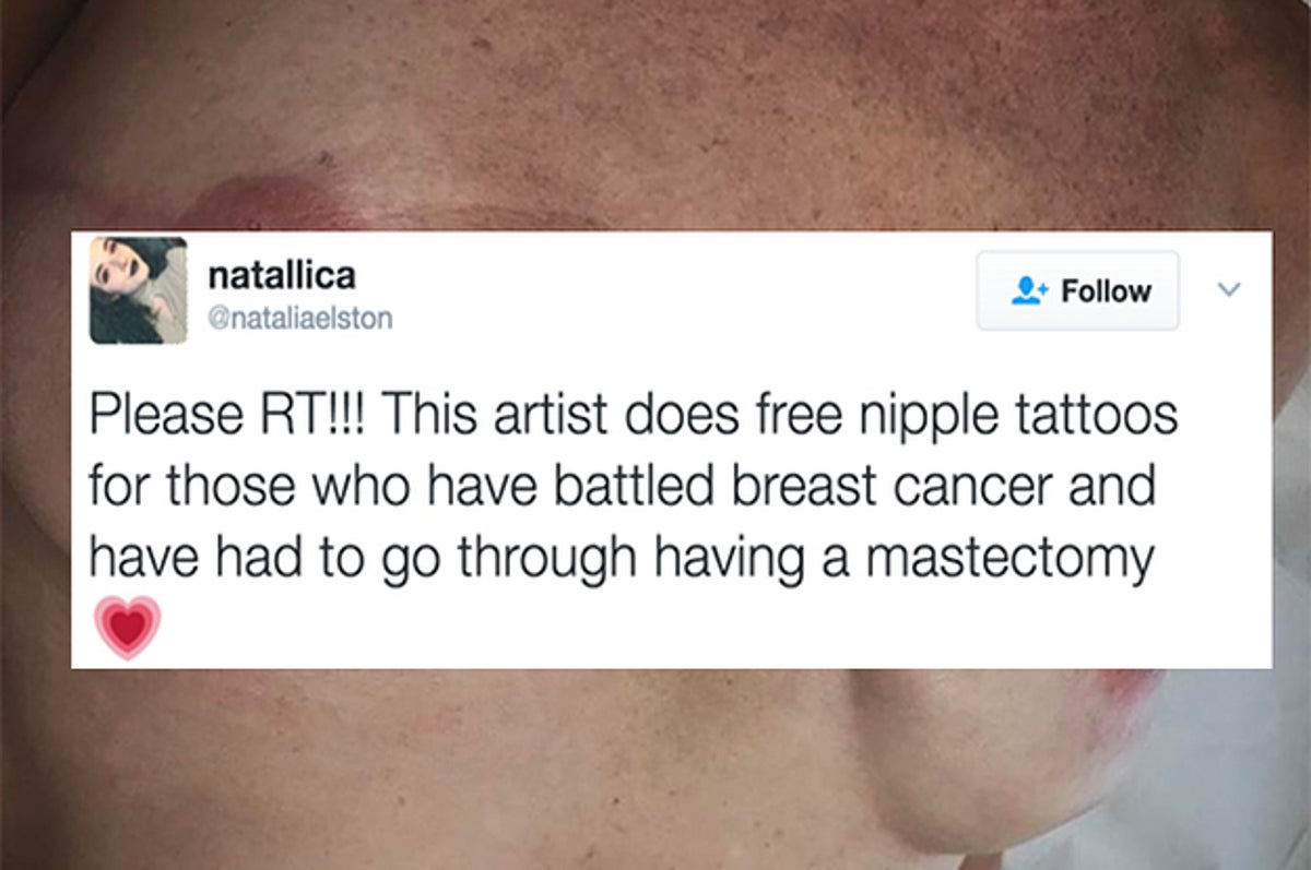This Tattoo Artist Is Offering Free Nipple Tattoos For Women Who Have  Battled Breast Cancer