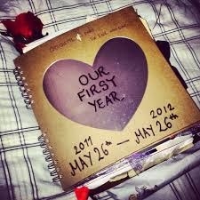 It takes time but a scrap book of thoughtful memories can show your SO how much you really mean to them.