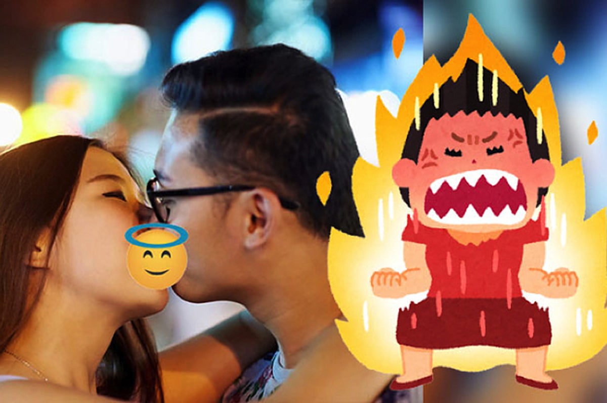 投票 どの段階から許せない 人前でイチャイチャするカップル