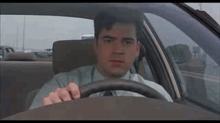 Without honking or screaming.