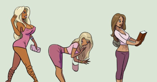 Skinny Girl Cartoon Porn - This Sexist Cartoon Everyone Is Freaking Out About Is Actually Fetish Porn