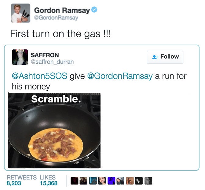 twitter gordonramsay - gordon ramsay instagram followers