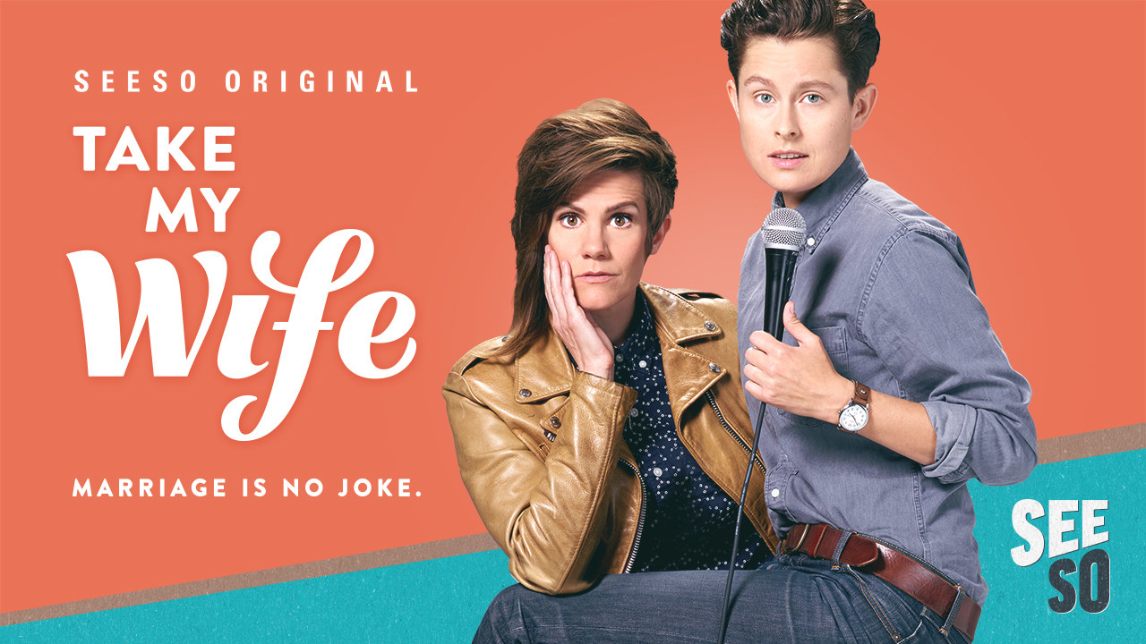 A half-hour, single-camera original series that follows a young lesbian couple (Cameron Esposito and Rhea Butcher) as elements of their domestic life intersect with the underground standup showcase they co-host. Watch it here.