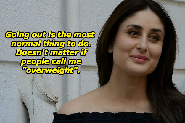 Kareena Kapoor Khan Doesnt Give A Shit About People Hating On Her Post-Pregnancy Weight