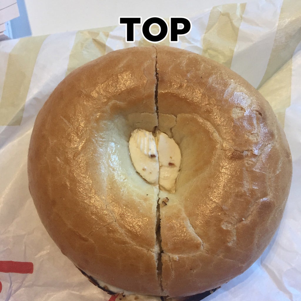 Does Tim Hortons Not Know How To Cut A Bagel In Half?