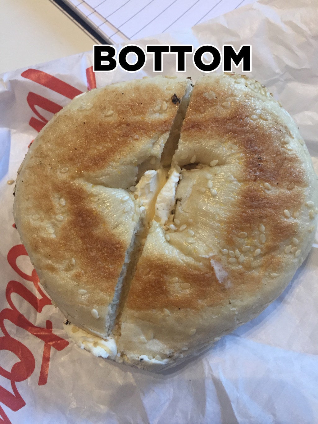 Does Tim Hortons Not Know How To Cut A Bagel In Half