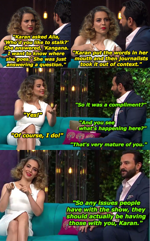 Koffee with karan kangana ranaut full episode online free new arrivals