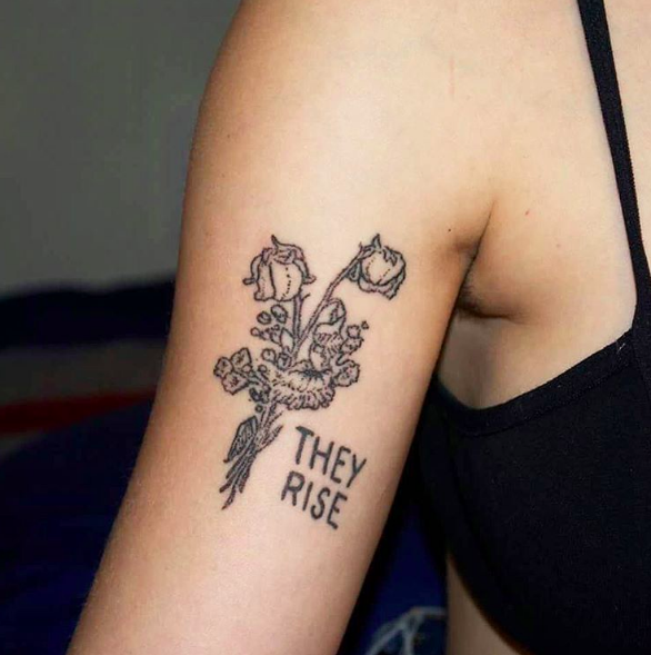 Tattoo tagged with: peony, feminine, women, upper arm, tattoos.org, flower,  drag, arm | inked-app.com