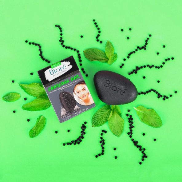 The Bioré Pore Penetrating Charcoal Bar is a great cleanser for people with acne-prone skin.
