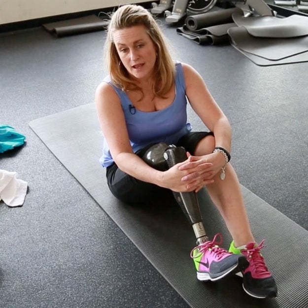 Roseann Sdoia had been standing near the finish line in April 2013 to cheer on her friend who was running when the pressure-cooker bombs went off, leaving her with injuries that required the amputation of her leg.