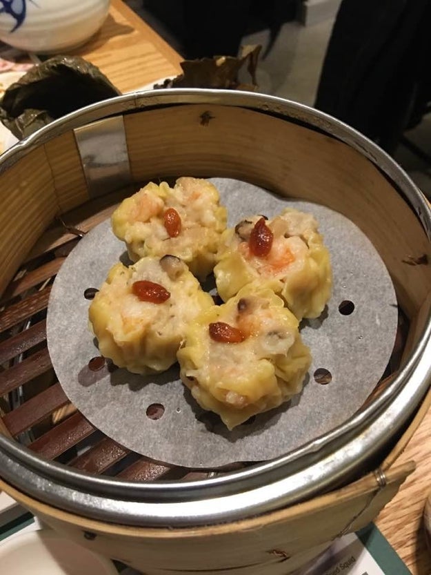 Steamed Pork Dumplings with Shrimp