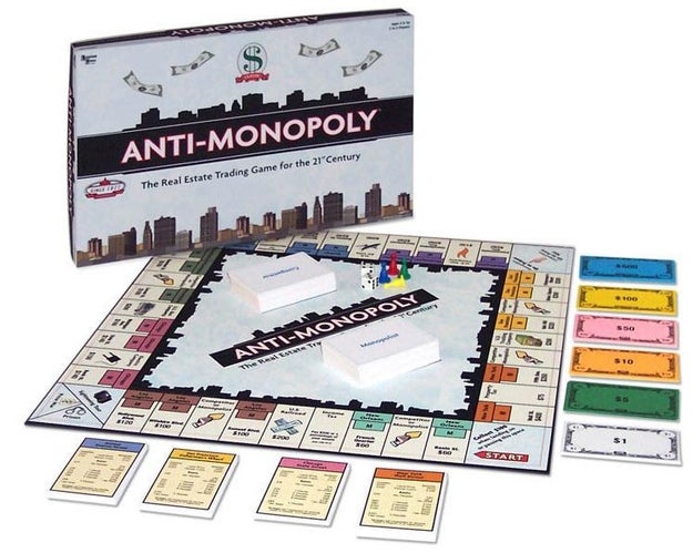 Si odias el tradicional juego de Monopoly, tal vez su versión némesis te fascine ($402).