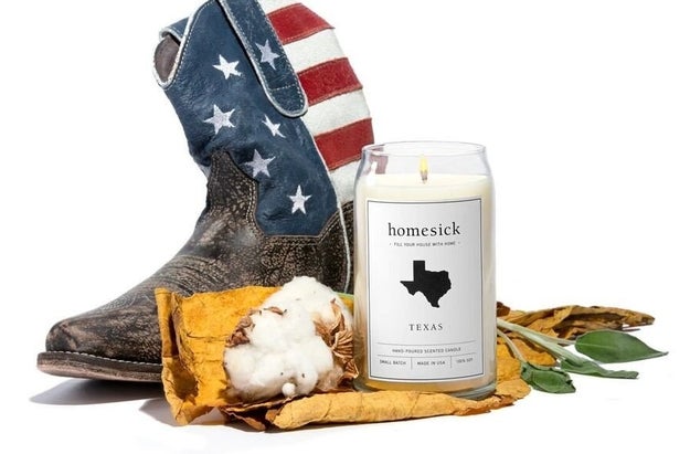 A candle for someone missing the comforts of home.