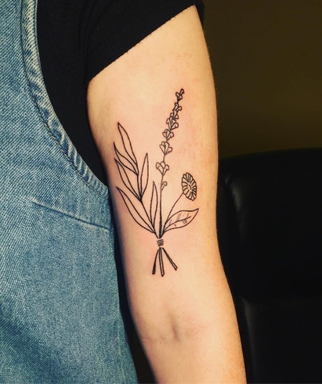 flower tattoo leeds