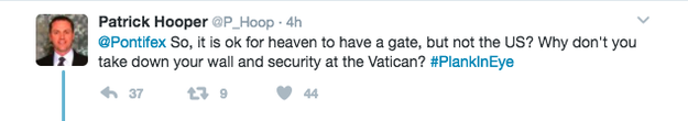 Angry apparent Trump fans have now taken to doing what they do best on Twitter: trolling the person who disagrees with Trump. Except, this person happens to be the pope.