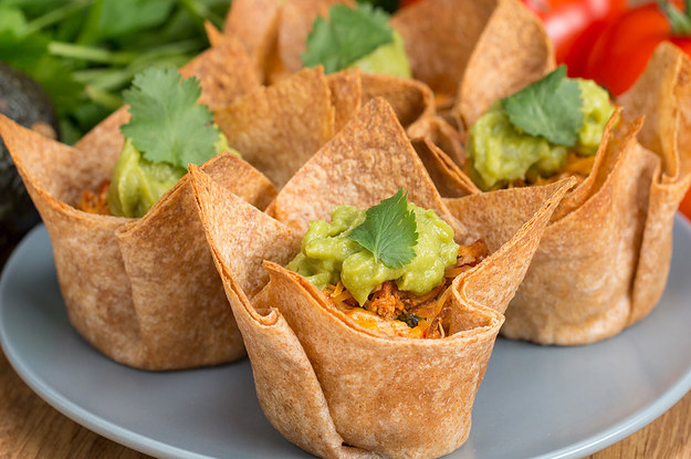 These Chicken Taco Cups Are Basically Bite Sizes Tacos