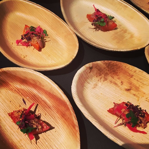 Carrots, Chicken Liver Mousse, and Pickled Cabbage