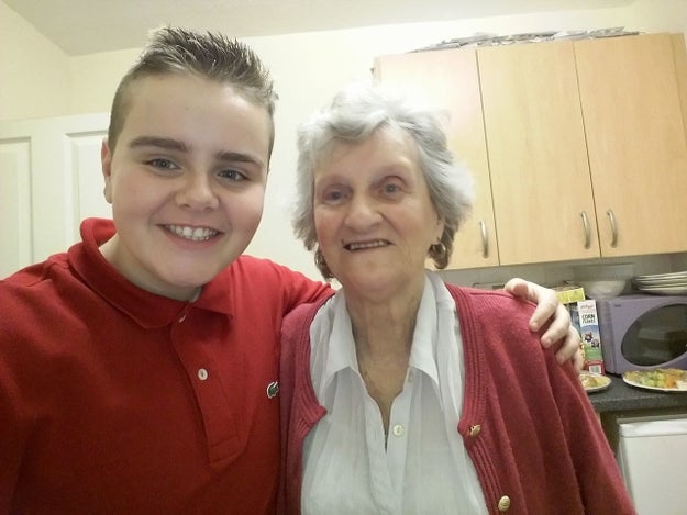 Gavin Cueto, a transgender man from Newport, Wales, struggled with coming out to his family as a child. The first person he ended up confiding in was his 83-year-old nan, Elaine.