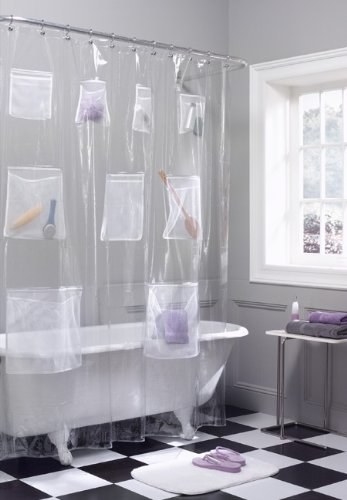 Plastic shower curtain liners