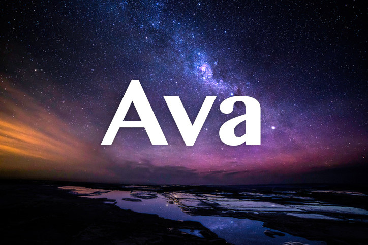 Ava is a Latin-American name meaning "like a bird. 