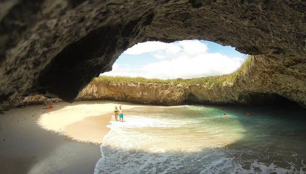 I Just Cannot Get Over This Surreal Hidden Beach