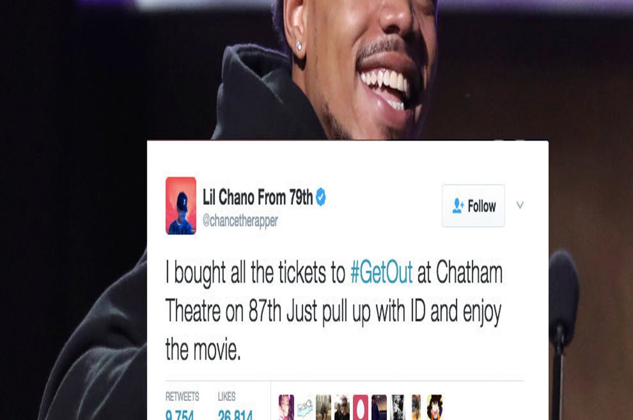 Chance The Rapper Is Giving Away Movie Tickets In Chicago