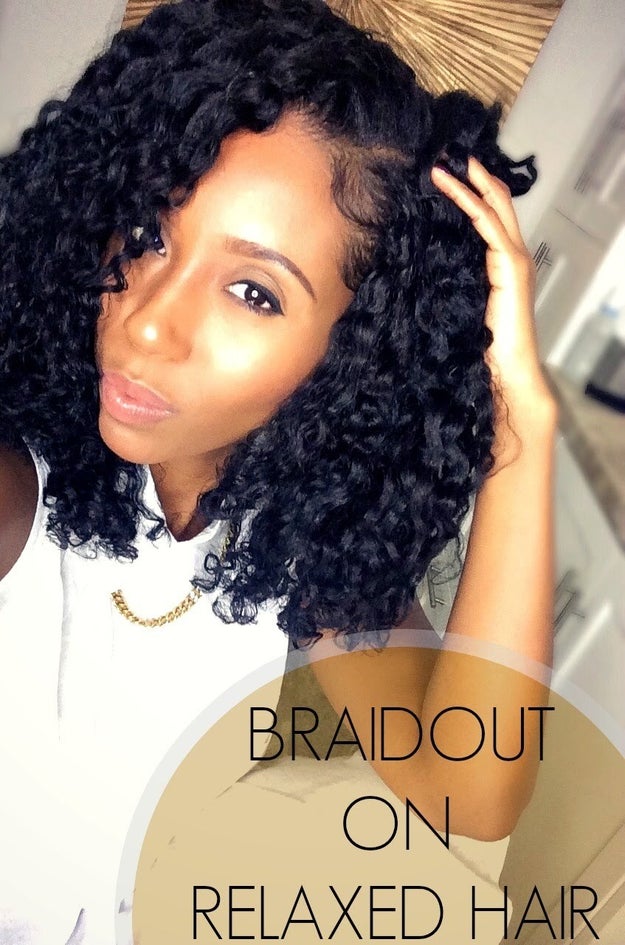 Braiding or twisting out your hair instead of using a hot curler avoids heat damage.