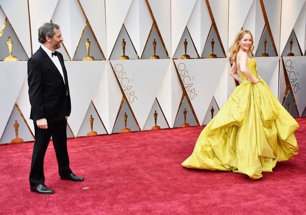 El director Judd Apatow y su esposa, la actriz Leslie Mann, llevan más de 20 años juntos, y se nota.