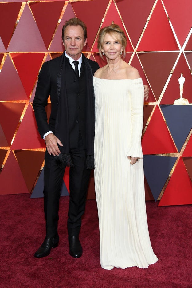 Más de 30 años después, Trudie y Sting se ven tan elegantes como siempre.