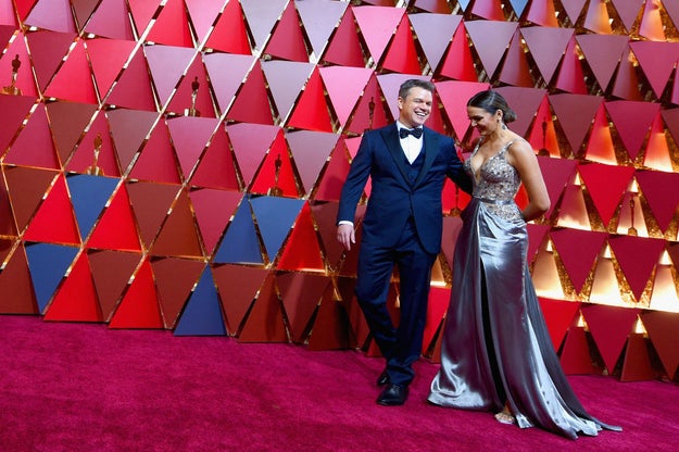 Y Matt Damon y Luciana Barroso demostraron por qué son una de las parejas favoritas de Hollywood.