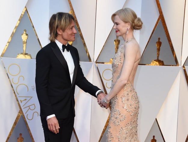 Nicole Kidman y Keith Urban no dejaron de derramar miel por toda la alfombra.