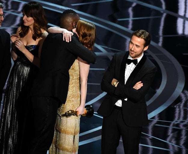 Right at the tail end of this year's Oscar's ceremony, something truly unexpected happened: La La Land was handed the award for Best Picture...when the award was really won by Moonlight.