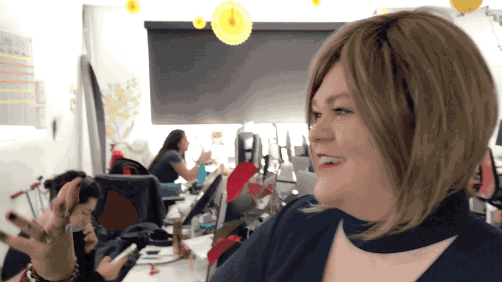 This haircut on me felt very Jon and Kate plus hate. To compensate, I spent a lot of this day piling on the makeup, but it seemed especially critical that I draw attention away from what was going on around my face.