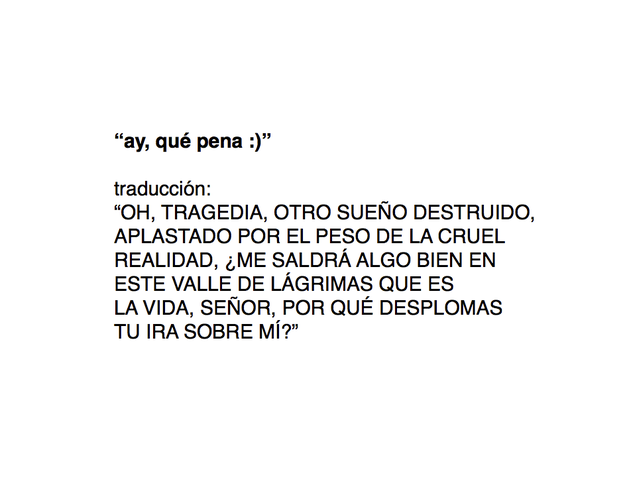 Vamos a empezar por lo principal: cuando la vida es un asco.