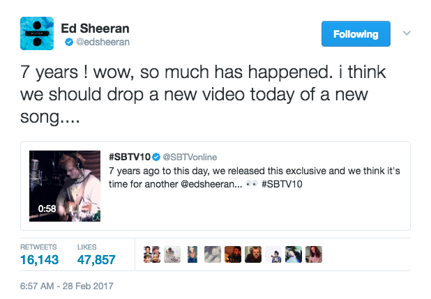 Ed Sheeran Just Released A Video Of New Track "Eraser" And Fans ...