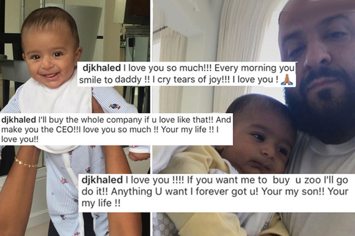 People Are Obsessed With How Much Dj Khaled Loves His Son