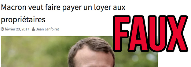 Un Site Parodique Fait Croire Que Macron Veut Faire Payer Des