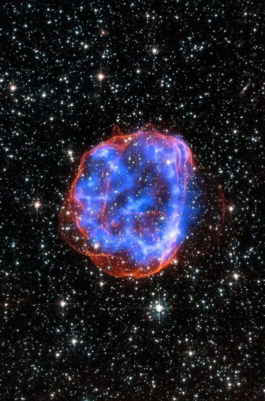 A supernova in the Large Magellanic Cloud,