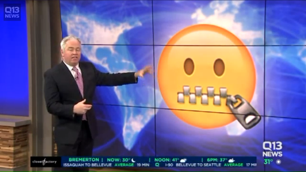 So what is this secret ~code?~ Q13's John Hopperstad reported that a combo of this emoji and a couple means, "don't tell your parents."