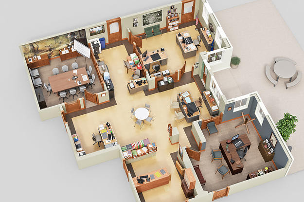 7 Incredible 3d Floor Plans Of Your Favorite Tv Shows