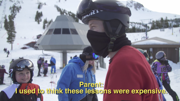 Their parents were pleased to have a legendary snowboarder as their kids' instructor as well.